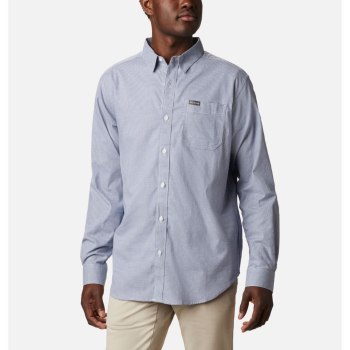 Columbia Muške Košulje - Vapor Ridge III Long Sleeve Plave | RHWG-05371